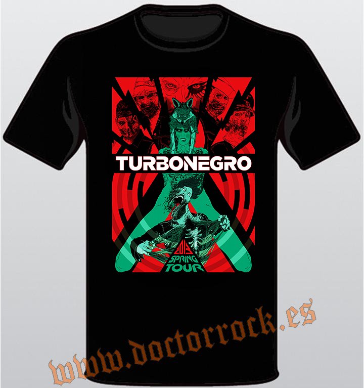 Camiseta Turbonegro 2013 Spring Tour