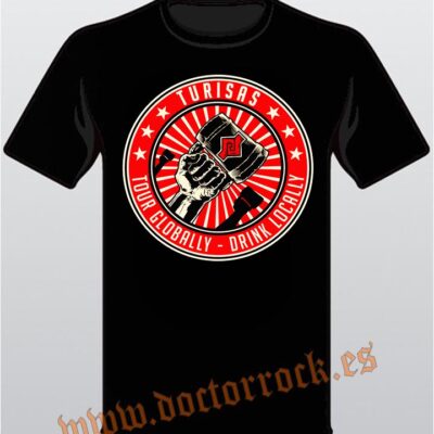 Camiseta Turisas Tour Globally Drink Locally