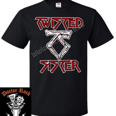 Camiseta Twisted Sister Bones Logo