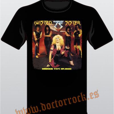 Camiseta Twisted Sister Under The Blade Mod 2