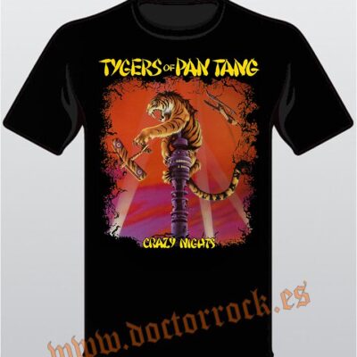 Camiseta Tygers Of Pan Tang Crazy Nights