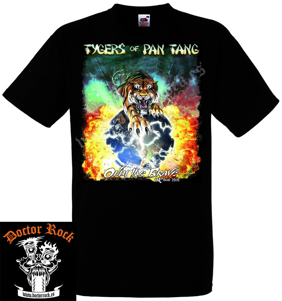 Camiseta Tygers Of Pan Tang Tour 2016