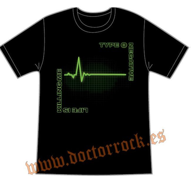 Camiseta Type O Negative Life is Killing me