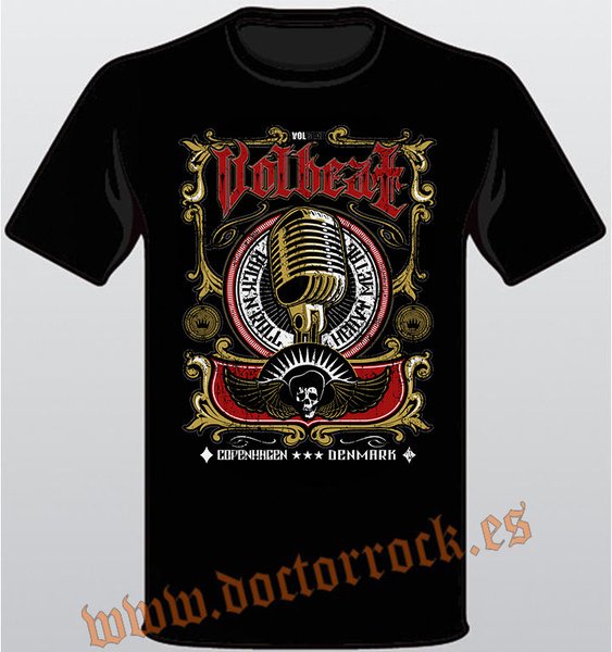 Camiseta Volbeat Copenhagen Denmark