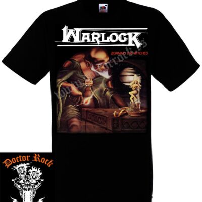 Camiseta Warlock Burning The Witches