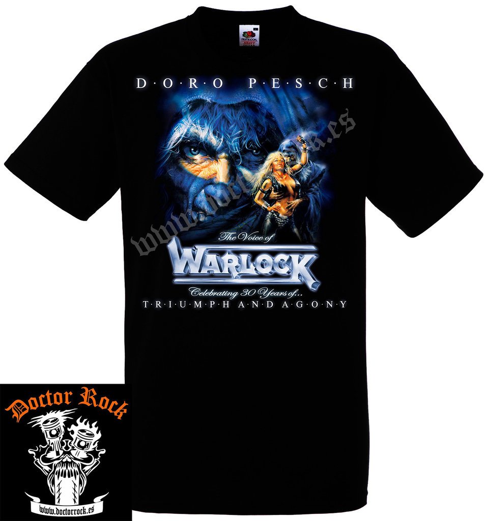 Camiseta Warlock Triumph & Agony 30 Years