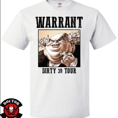 Camiseta Warrant Dirty 30 Tour