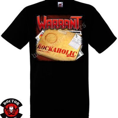 Camiseta Warrant Rockaholic