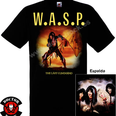 Camiseta W.A.S.P. The Last Command Album