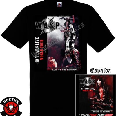 Camiseta W.A.S.P. 2023 World Tour