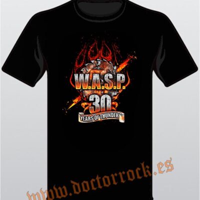 Camiseta W.A.S.P. 30 years of thunder