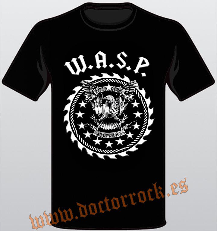 Camiseta W.A.S.P. 33 Years