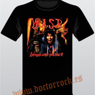 Camiseta W.A.S.P. Scream Until You Like It