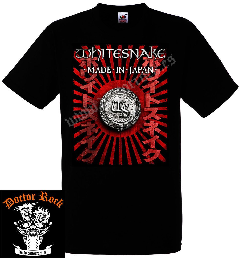 Camiseta Whitesnake Made In Japan