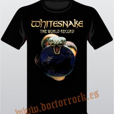 Camiseta Whitesnake The World Record