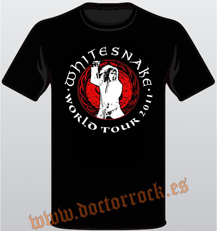 Camiseta Whitesnake World Tour 2011