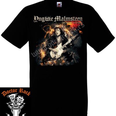 Camiseta Yngwie Malmsteen World On Fire