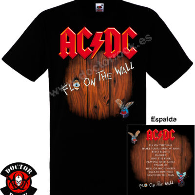 Camiseta AC/DC Fly On The Wall Tracklist