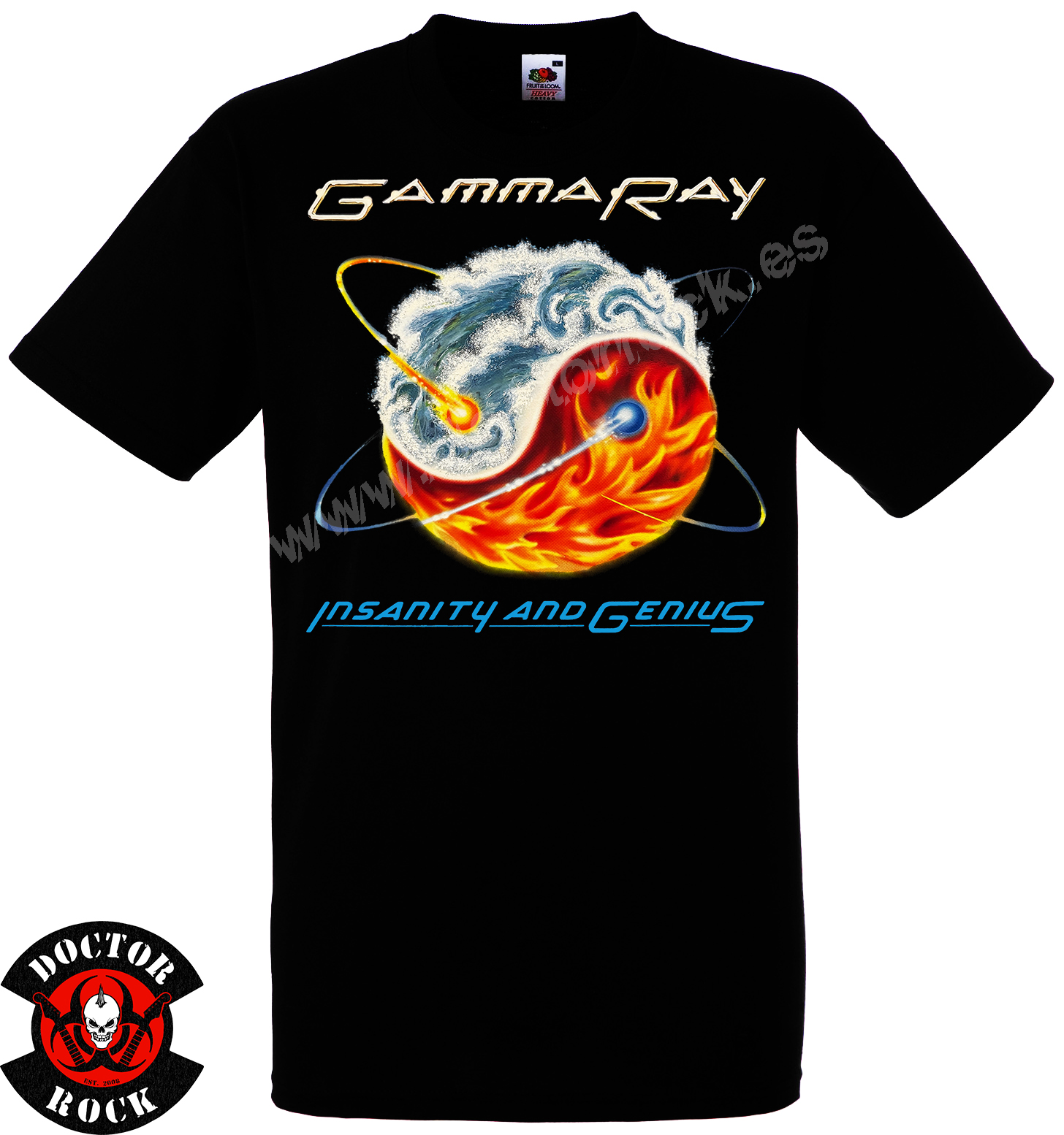Camiseta Gamma Ray Insanity And Genius - Imagen 2