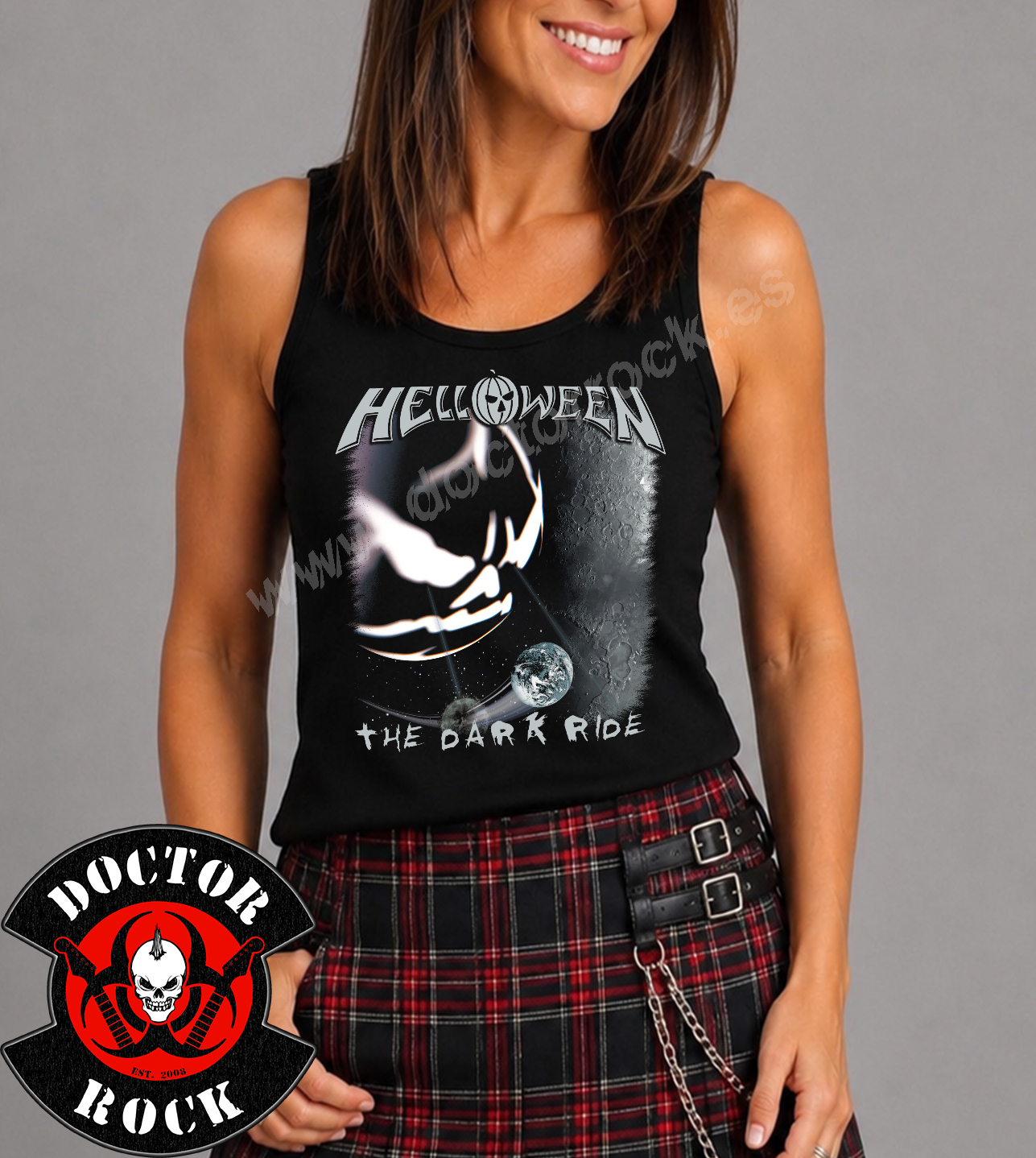 Camiseta Helloween The Dark Ride Tirantes