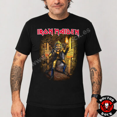 Camiseta Iron Maiden Paris 2025
