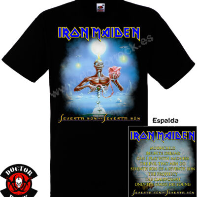 Camiseta Iron Maiden Seventh Son Tracklist