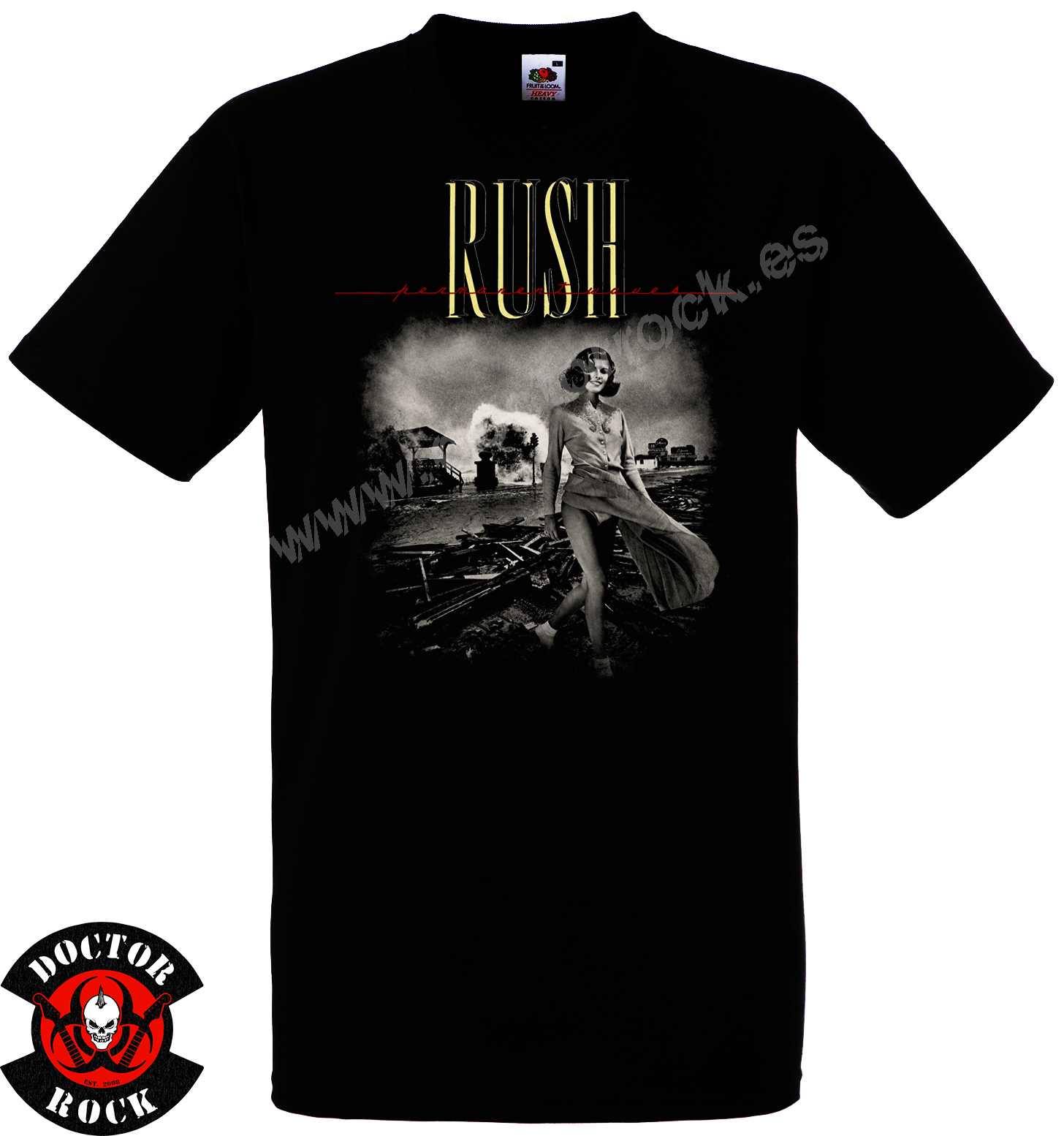Camiseta Rush Permanent Waves - Imagen 2