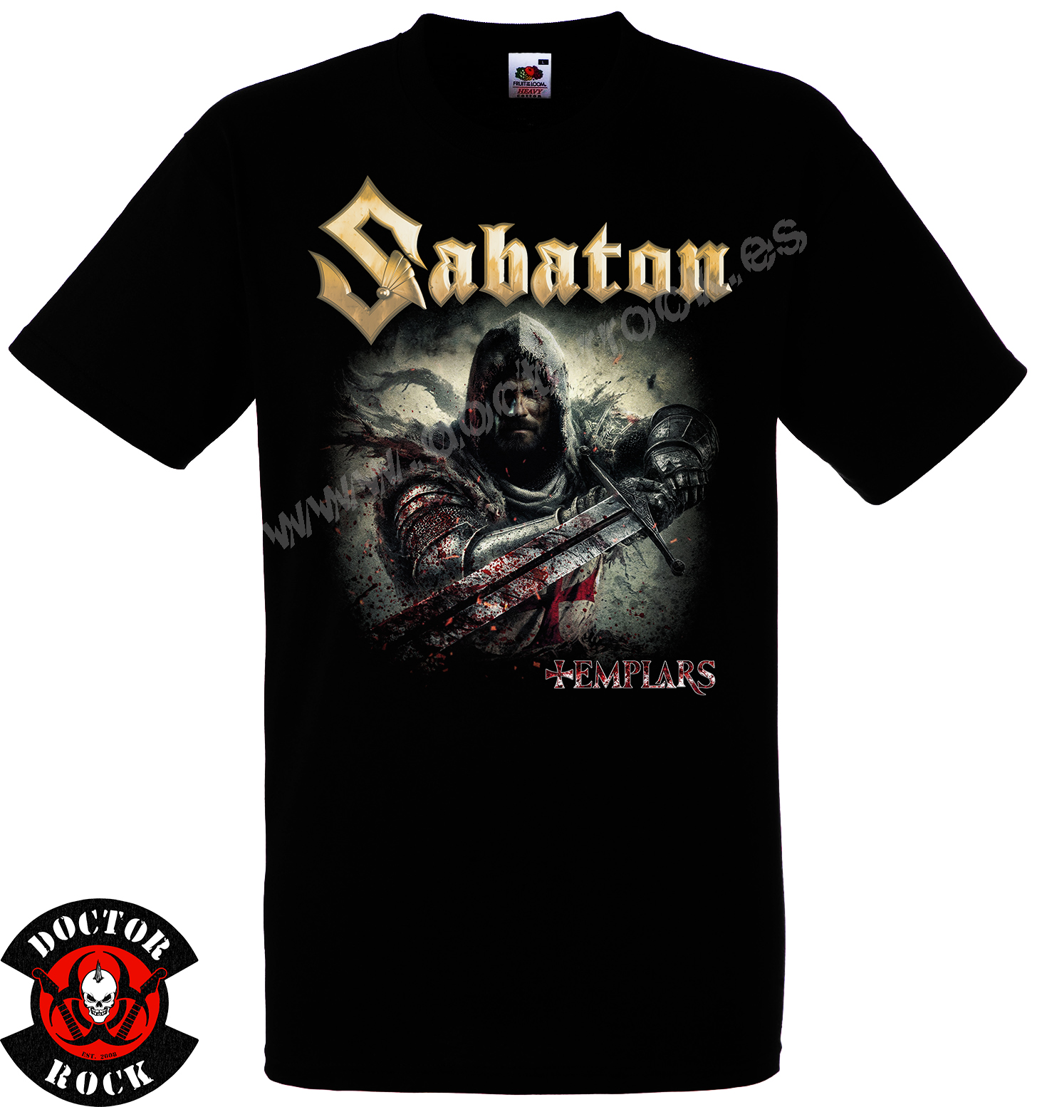 Camiseta Sabaton Templars - Imagen 2