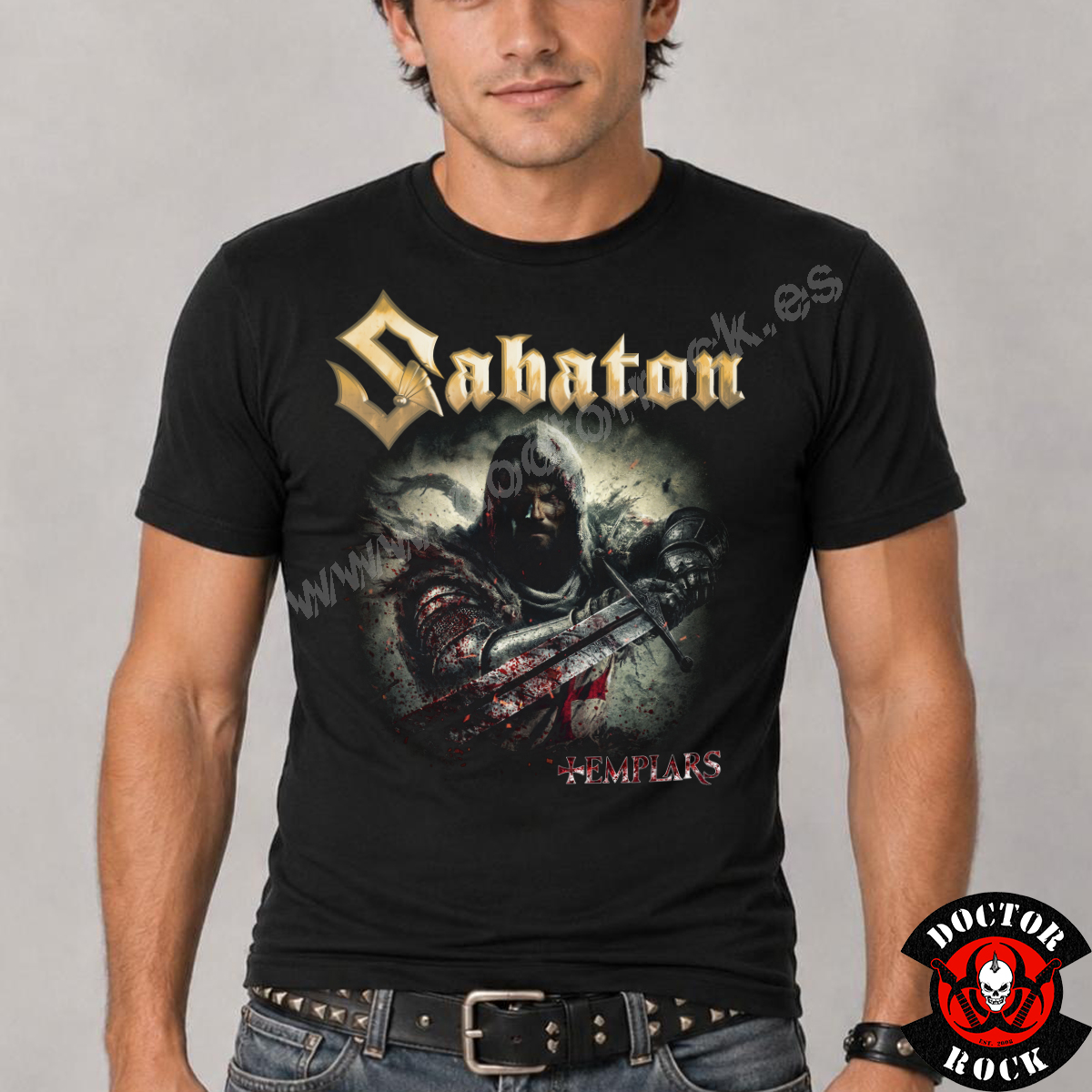 Camiseta Sabaton Templars