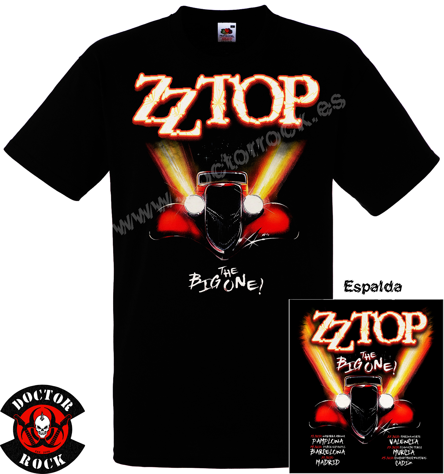 Camiseta ZZ Top The Big One