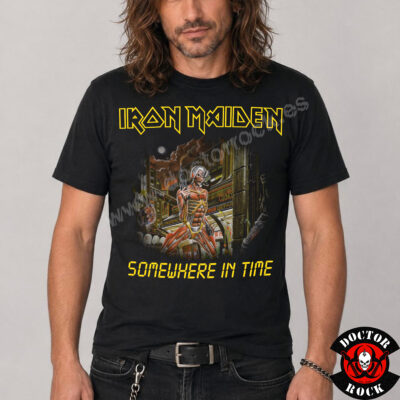 Camiseta Iron Maiden Somewhere In Time Album