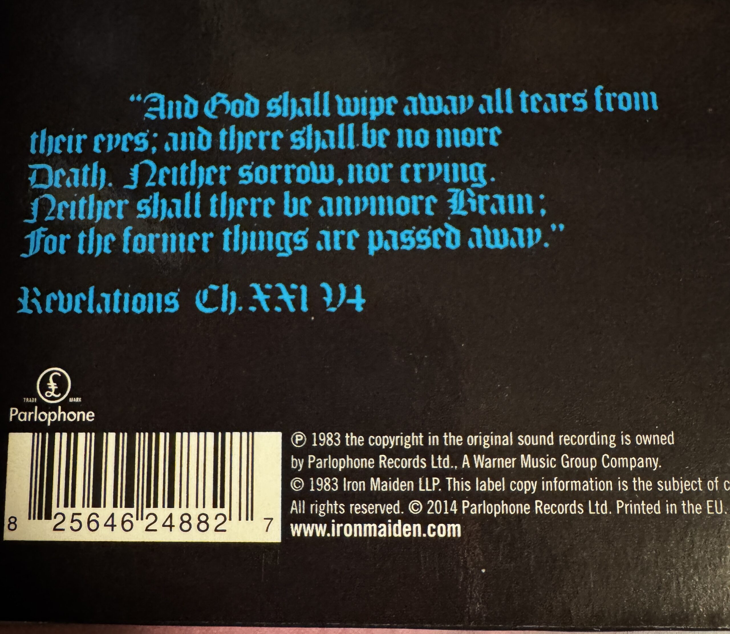 Iron Maiden Piece of Mind disco de vinilo - Imagen 3