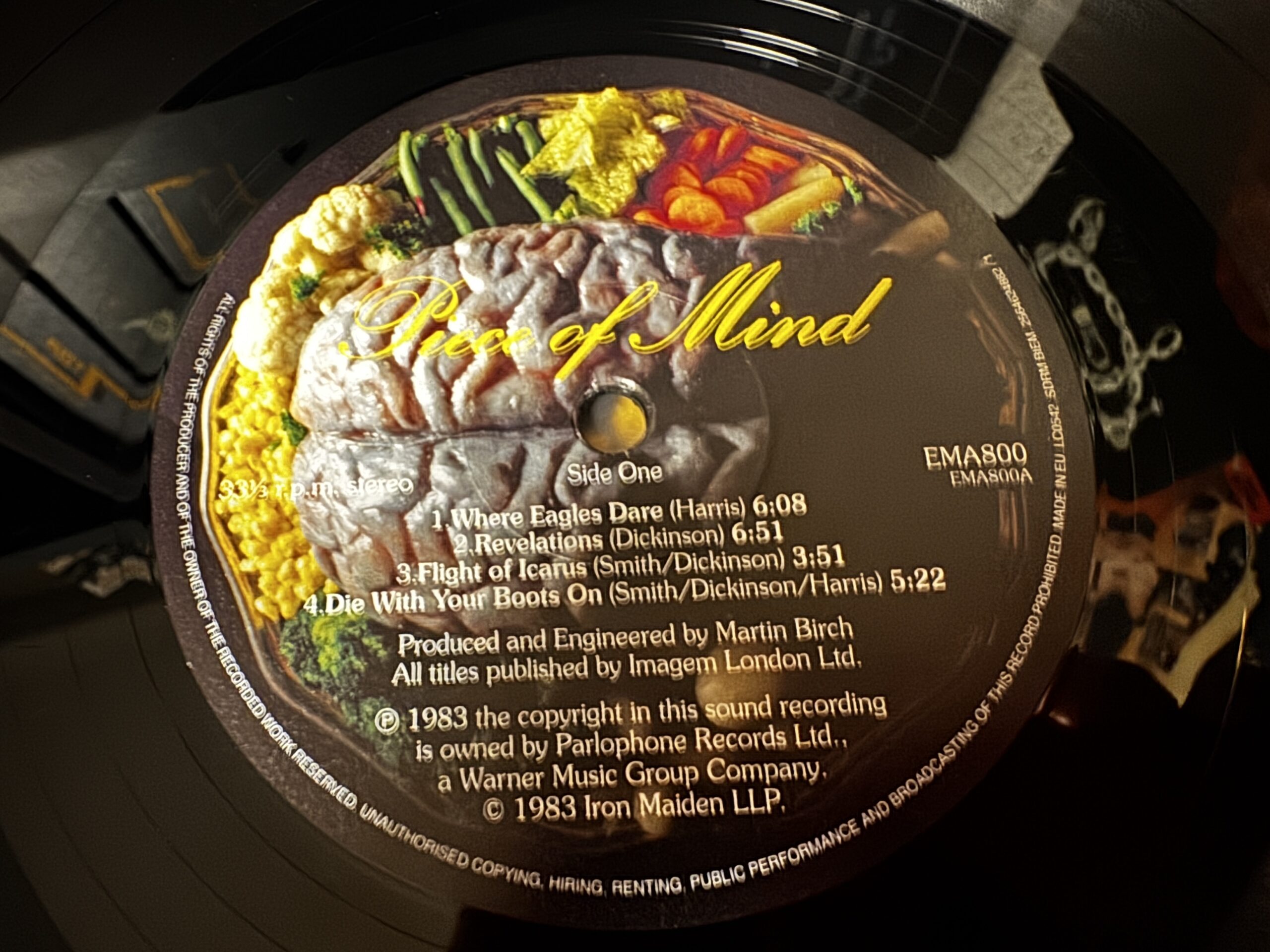 Iron Maiden Piece of Mind disco de vinilo - Imagen 7