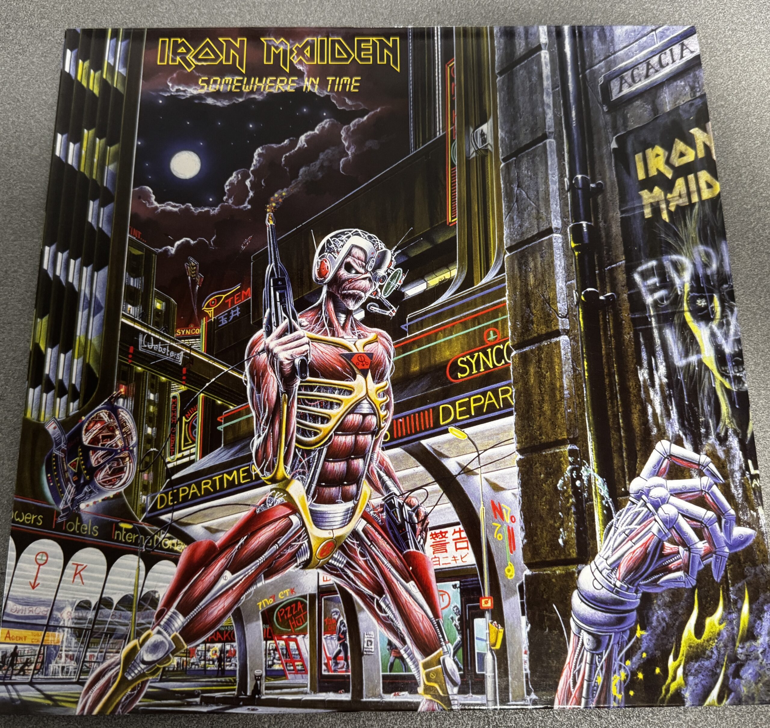Iron Maiden Somewhere In Time disco de vinilo