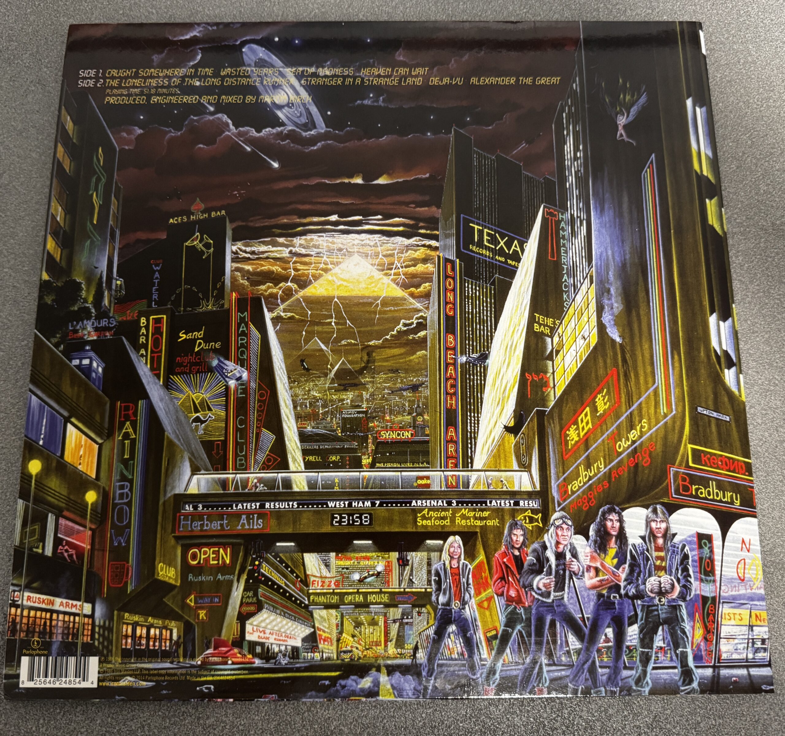 Iron Maiden Somewhere In Time disco de vinilo - Imagen 2