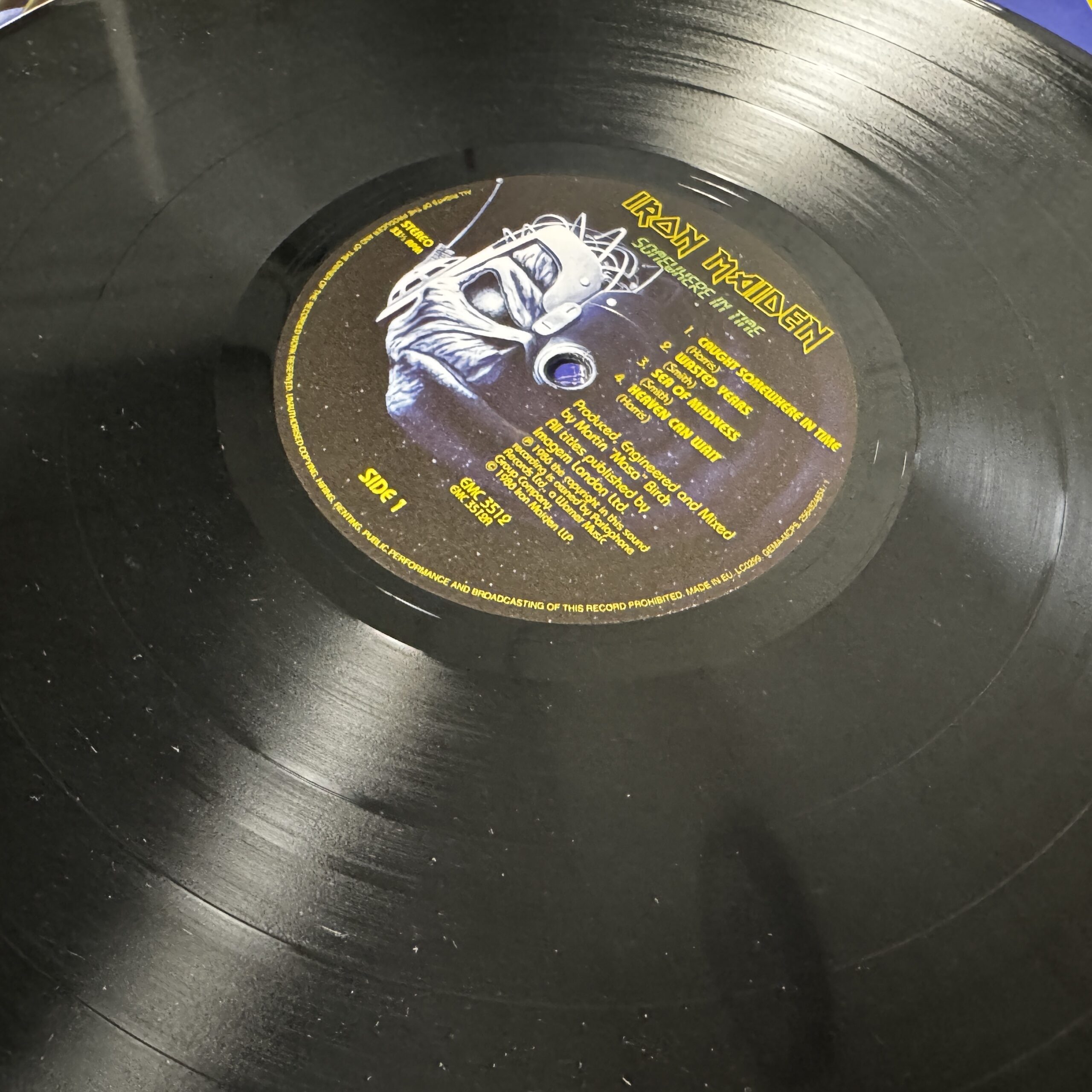 Iron Maiden Somewhere In Time disco de vinilo - Imagen 5