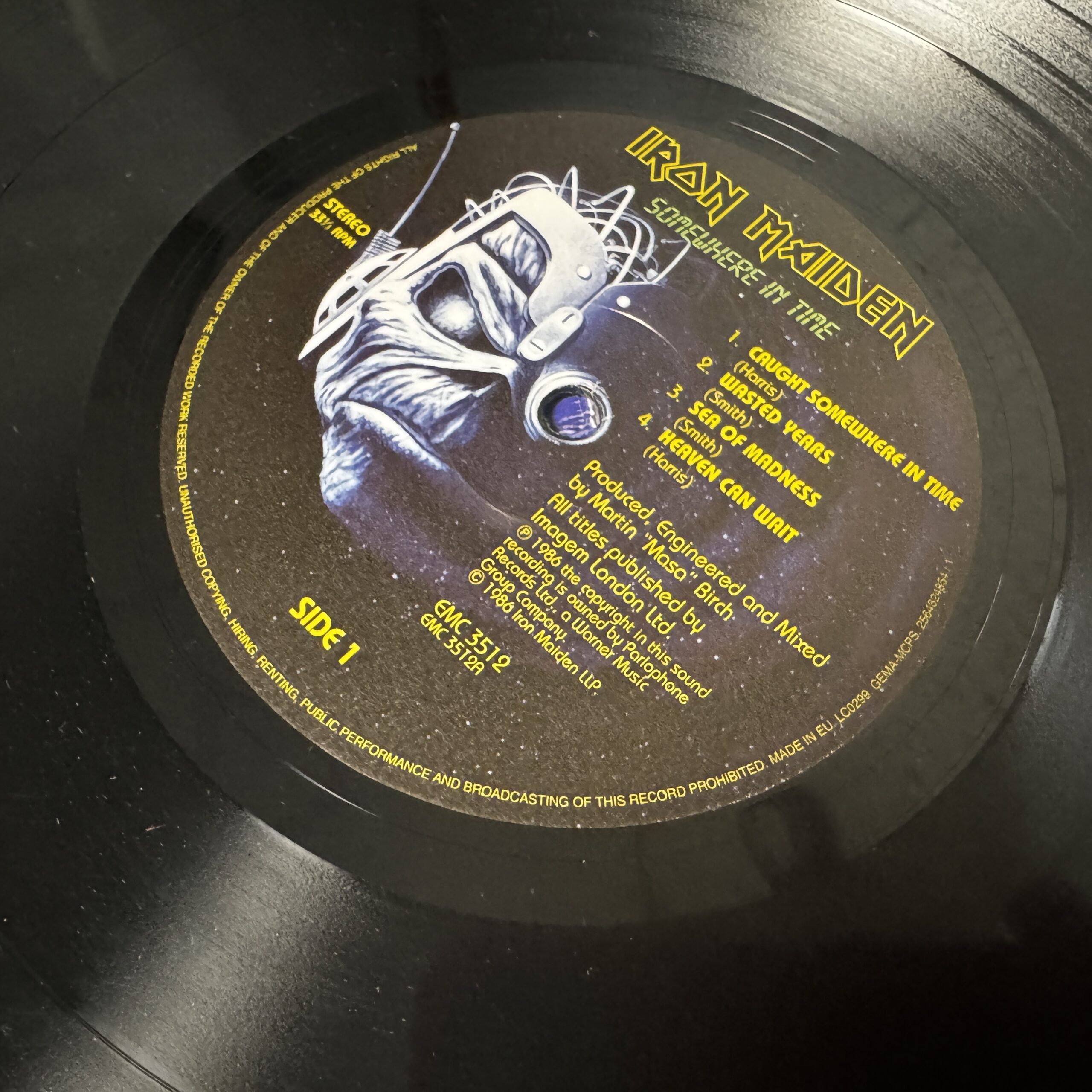 Iron Maiden Somewhere In Time disco de vinilo - Imagen 6