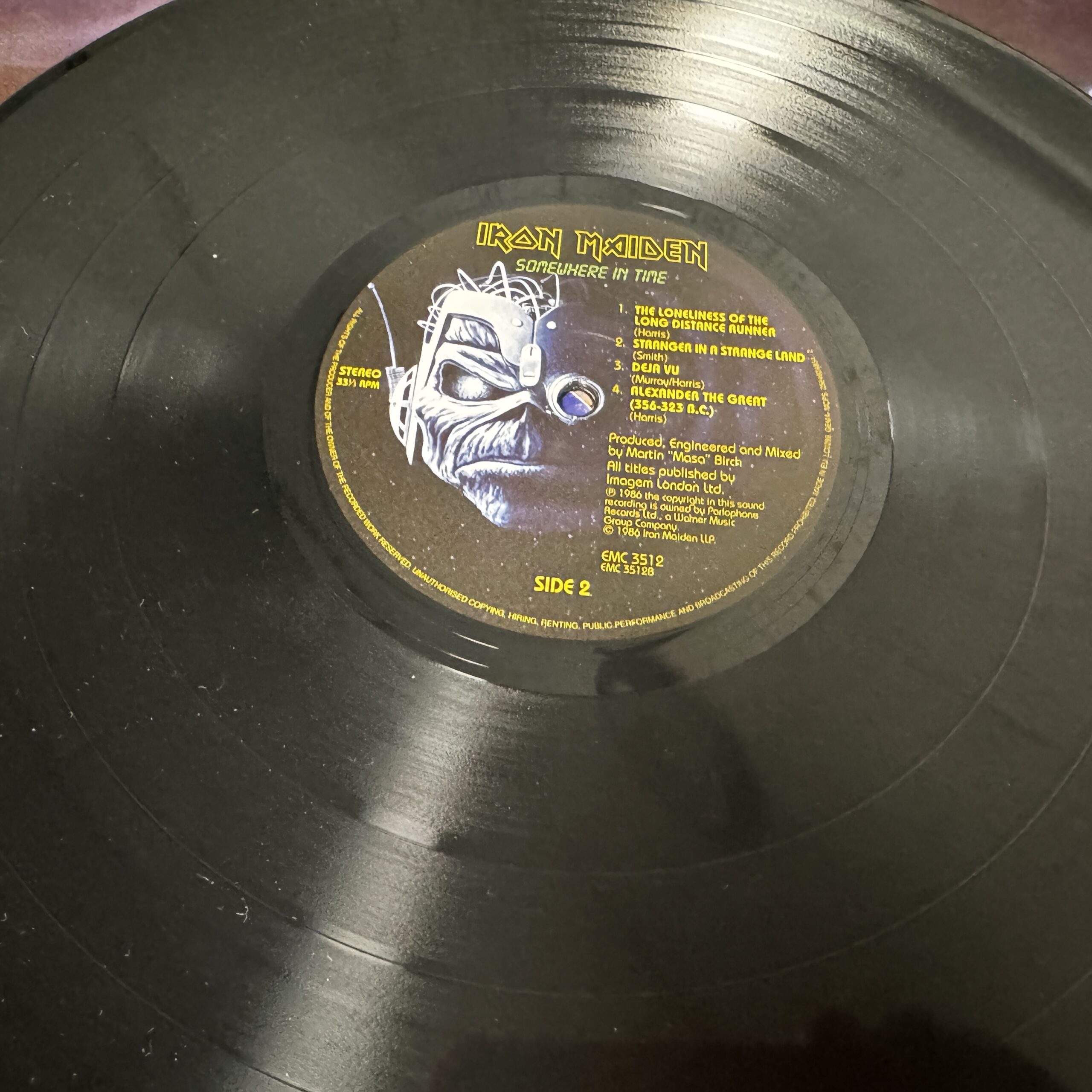 Iron Maiden Somewhere In Time disco de vinilo - Imagen 7
