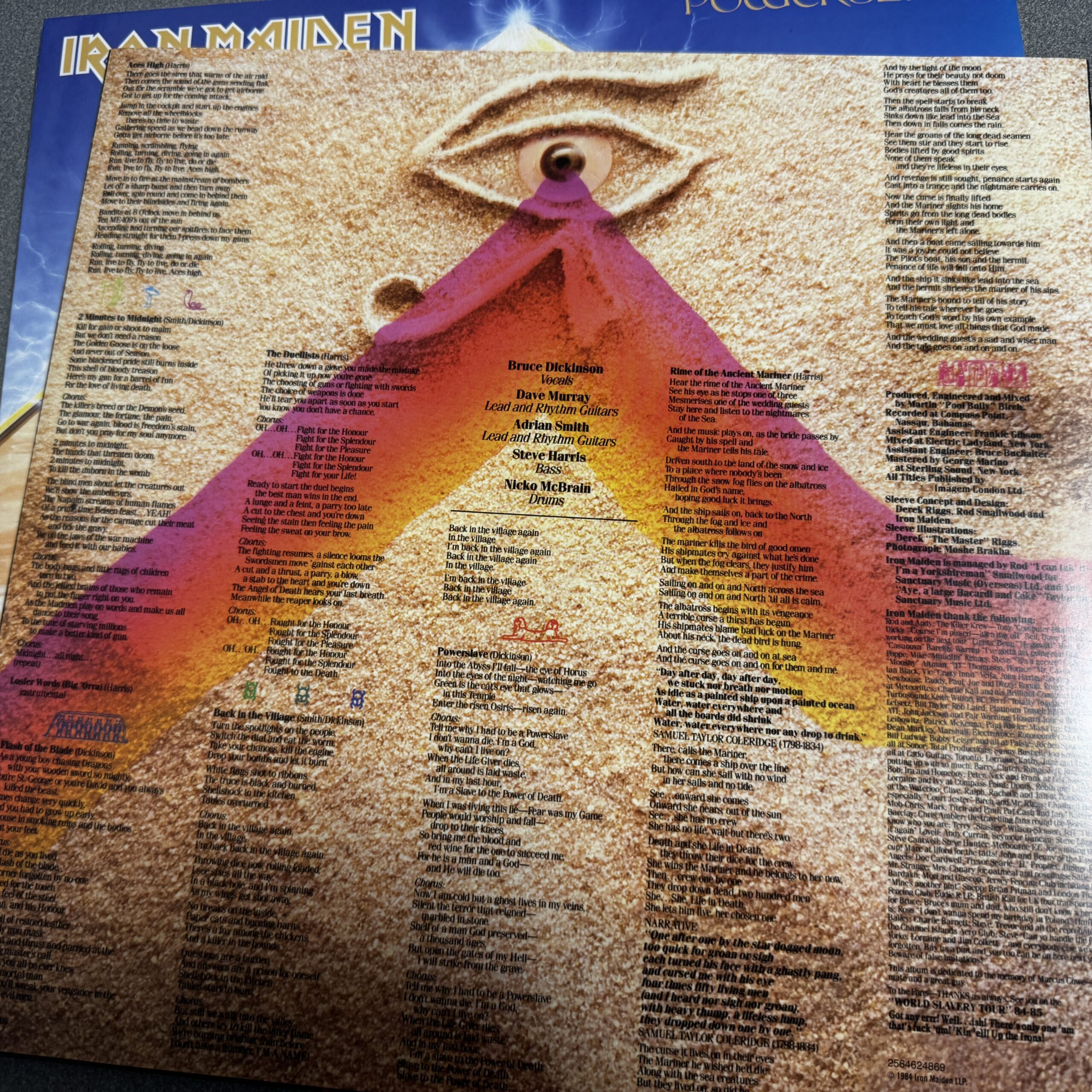 Iron Maiden Powerslave - Disco de Vinilo - Imagen 5