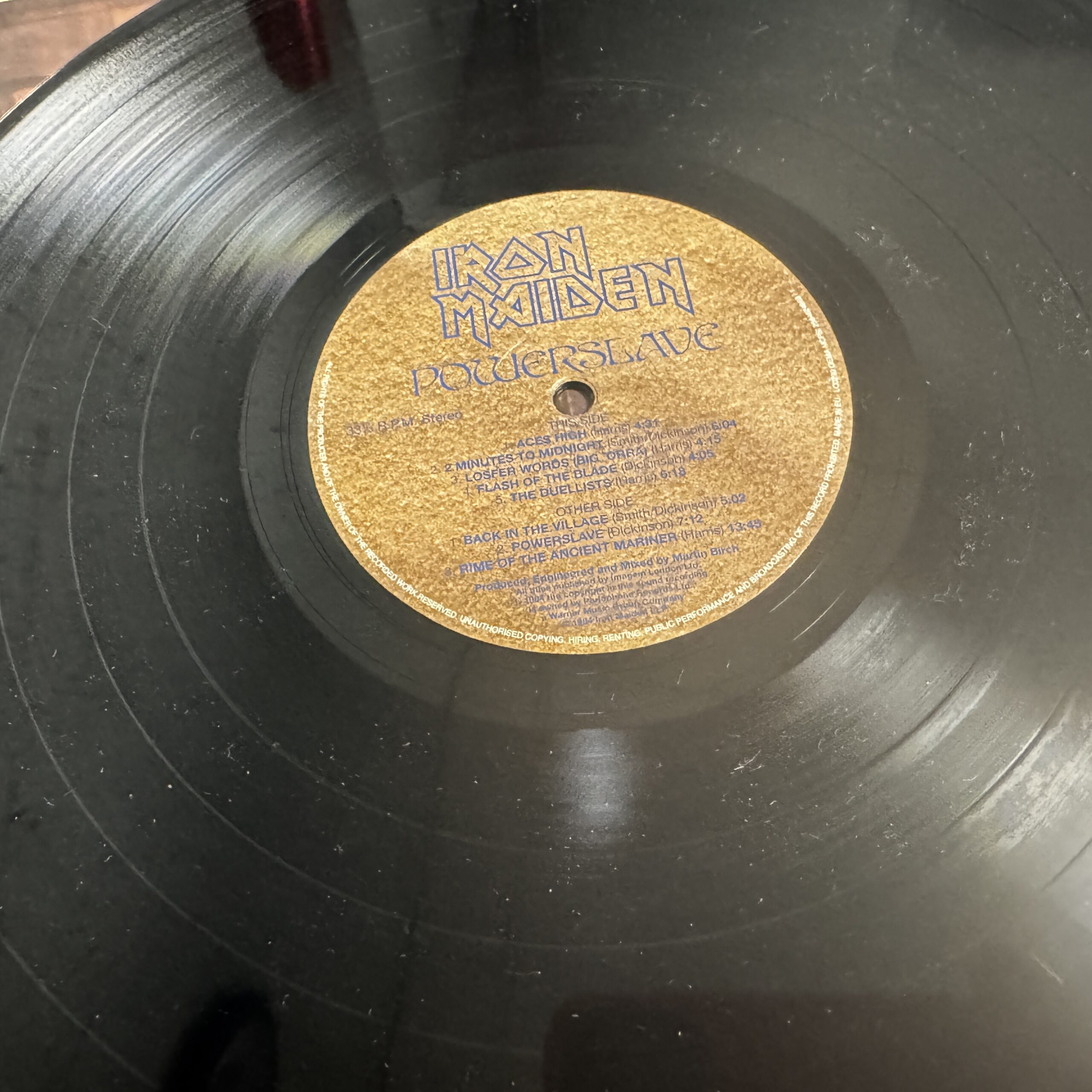 Iron Maiden Powerslave - Disco de Vinilo - Imagen 6