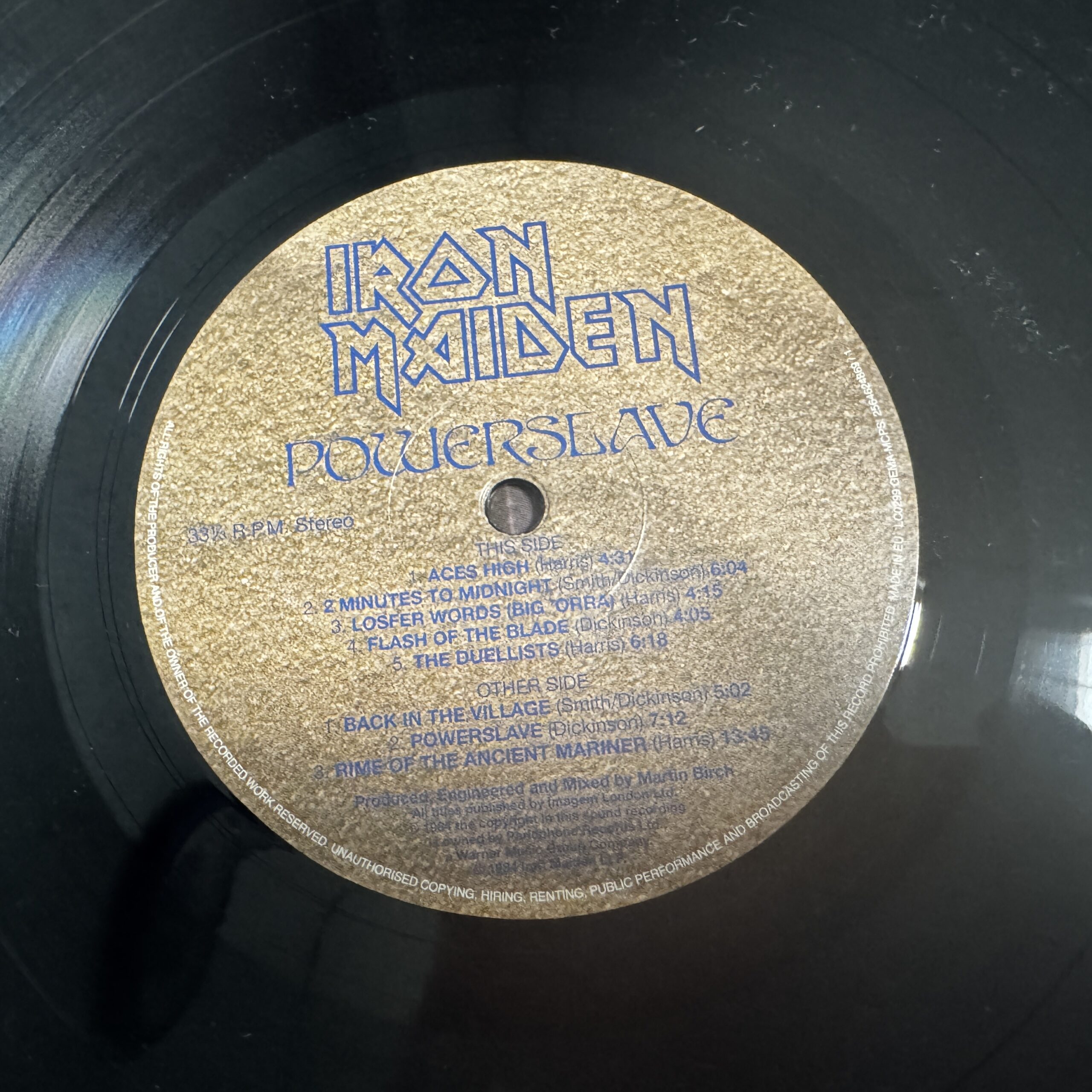 Iron Maiden Powerslave - Disco de Vinilo - Imagen 7