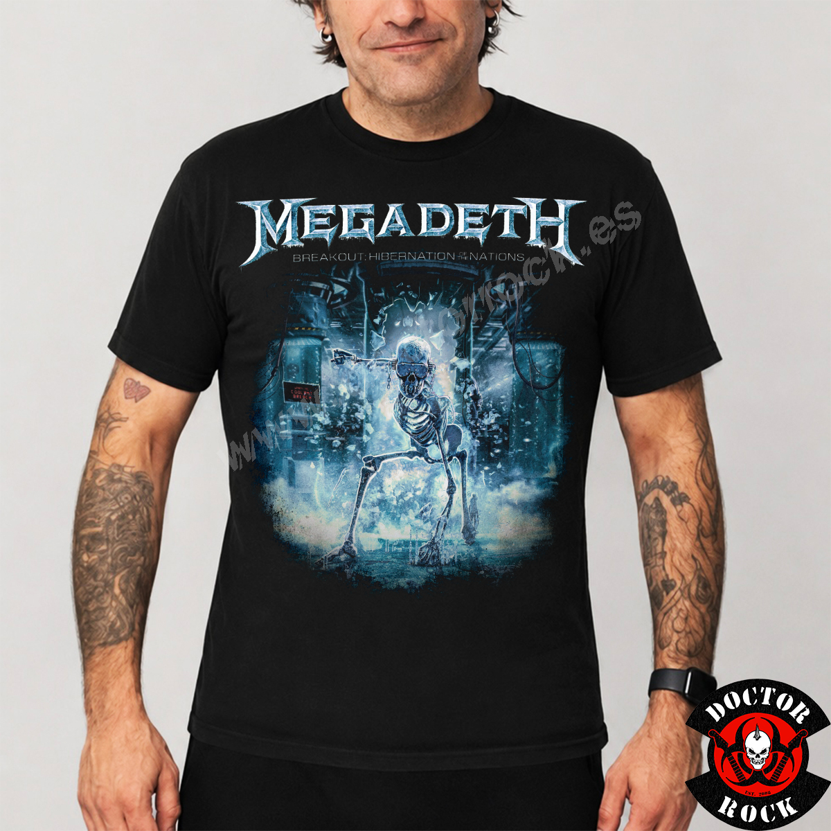 Camiseta Megadeth 2027 Tour Dates