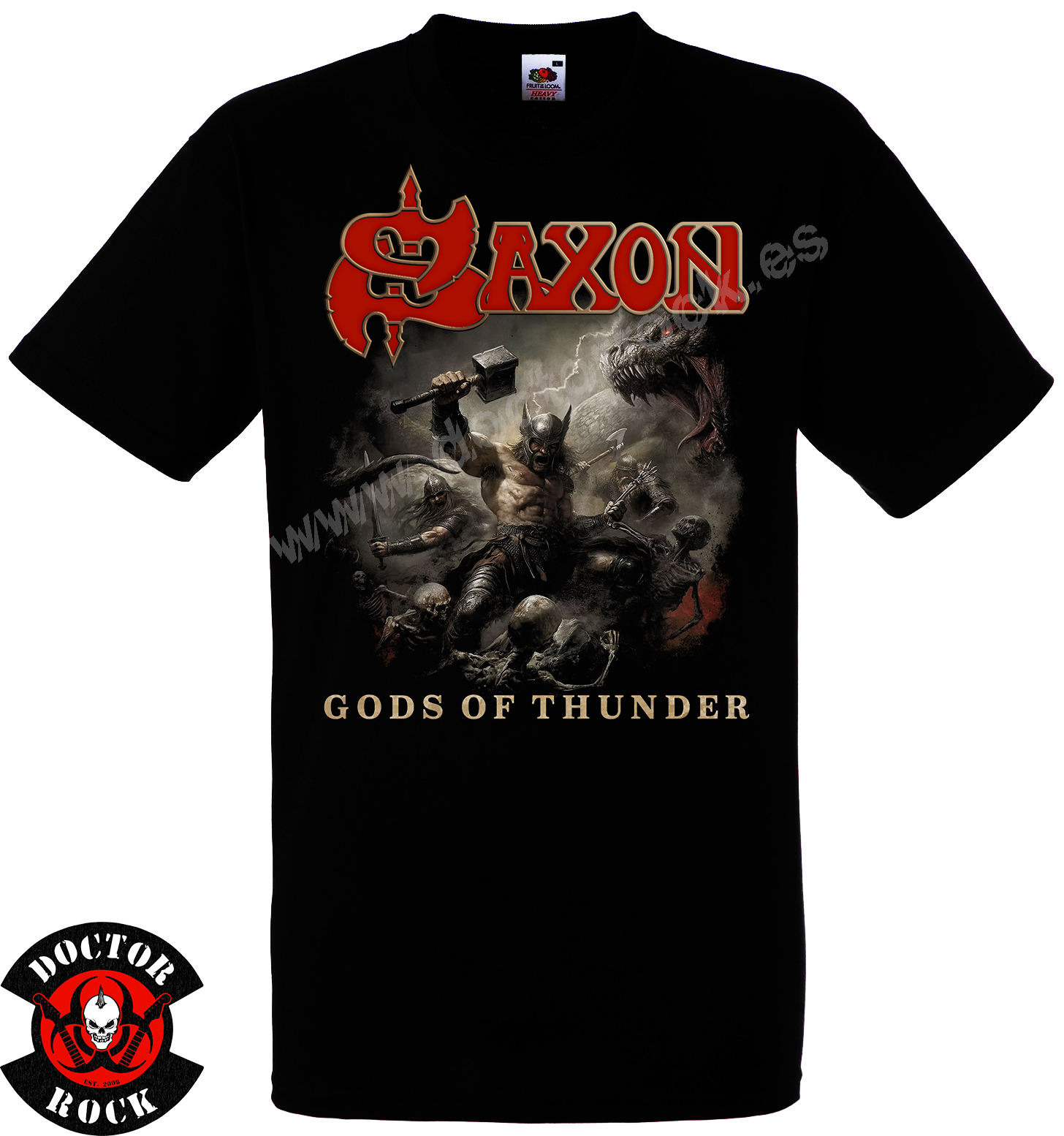 Camiseta Saxon Gods Of Thunder - Imagen 2